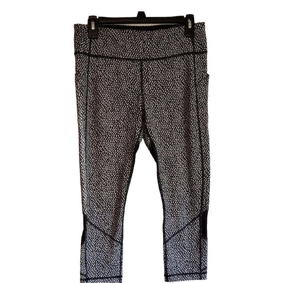 Lululemon Pace Rival Crop Leggings in Scatter Star Women's Size 8 - Picture 1 of 8